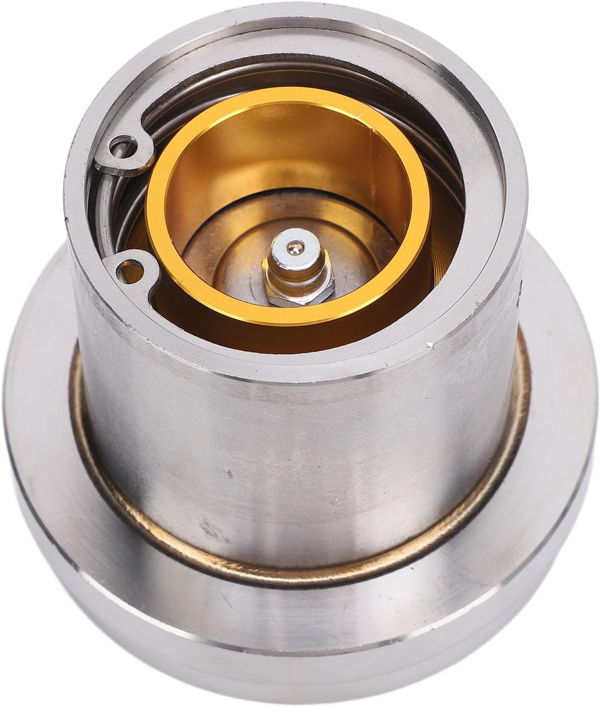 2Pcs Boat Trailer Bearing Protectors with Covers, Stainless Steel Wheel Center Grease Cap, 2.717in Diameter Bearing Protector for Boat Trailers, Auto Check Grease Level Design for