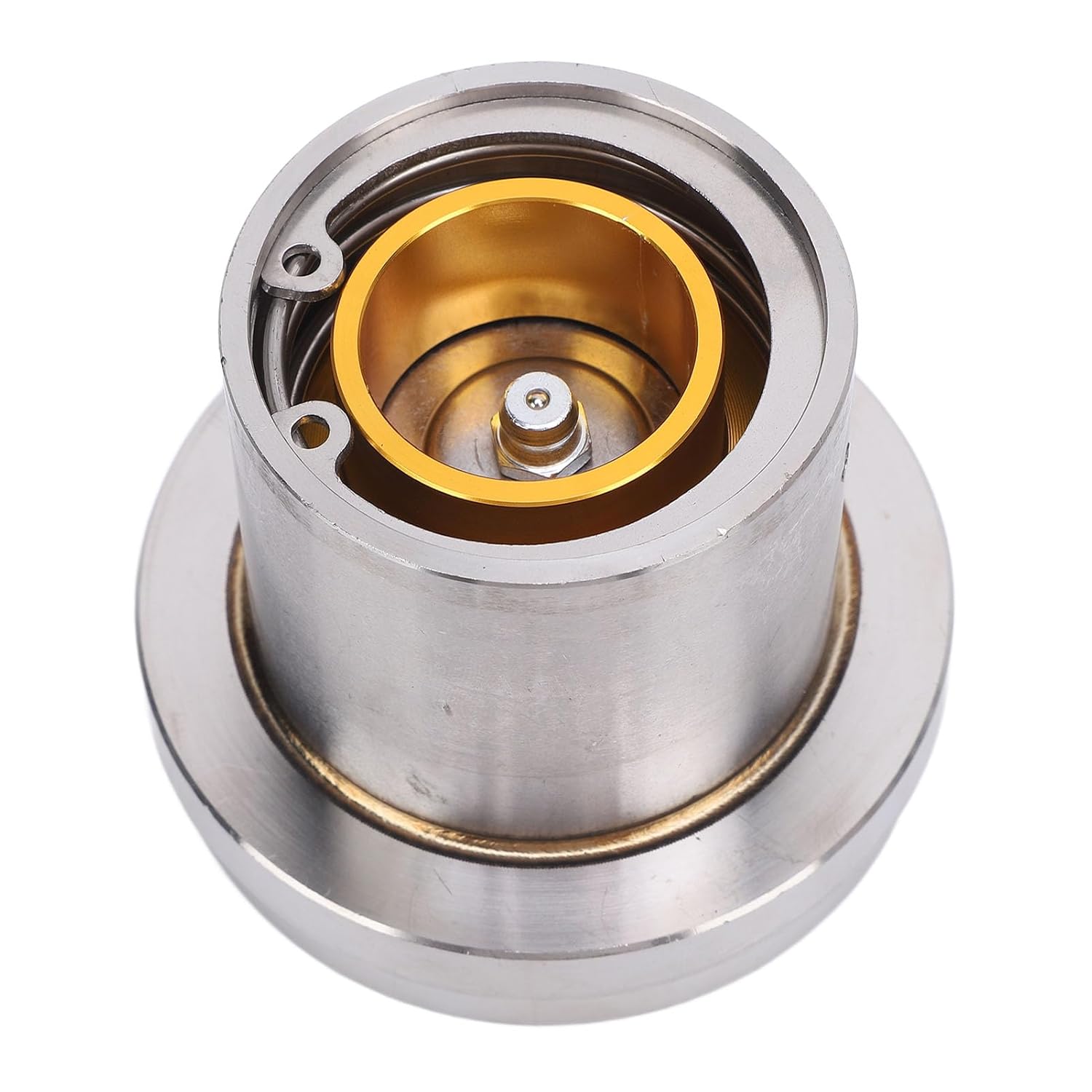 2.717in Diameter Boat Trailer Bearing Protectors, Stainless Steel Wheel Center Grease Cover with Auto Check Grease Level, Easy Installation Design, Strong Compatibility for