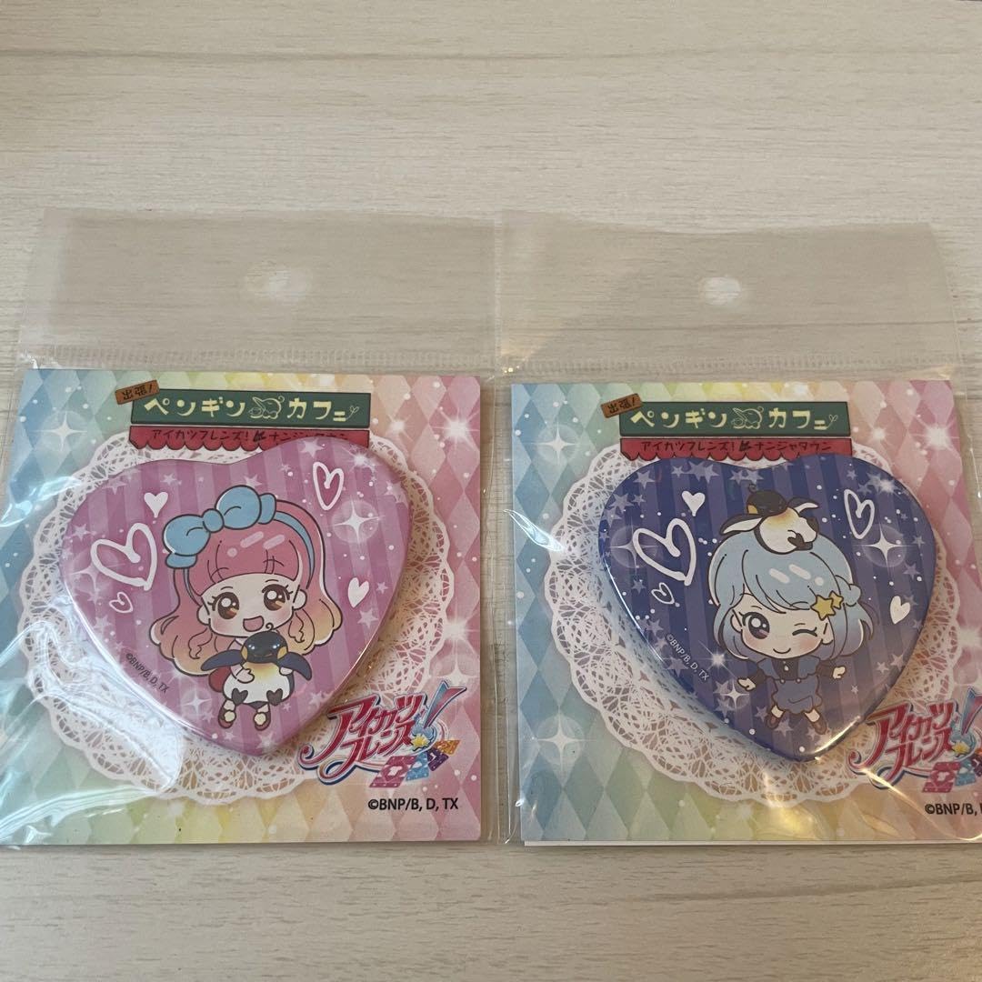 アイカツフレンズ 友希あいね ナンジャタウン ペンギンカフェ ハート缶バッジ Amazon | アイカツフレンズ ペンギンカフェ ハート缶バッジ 友希