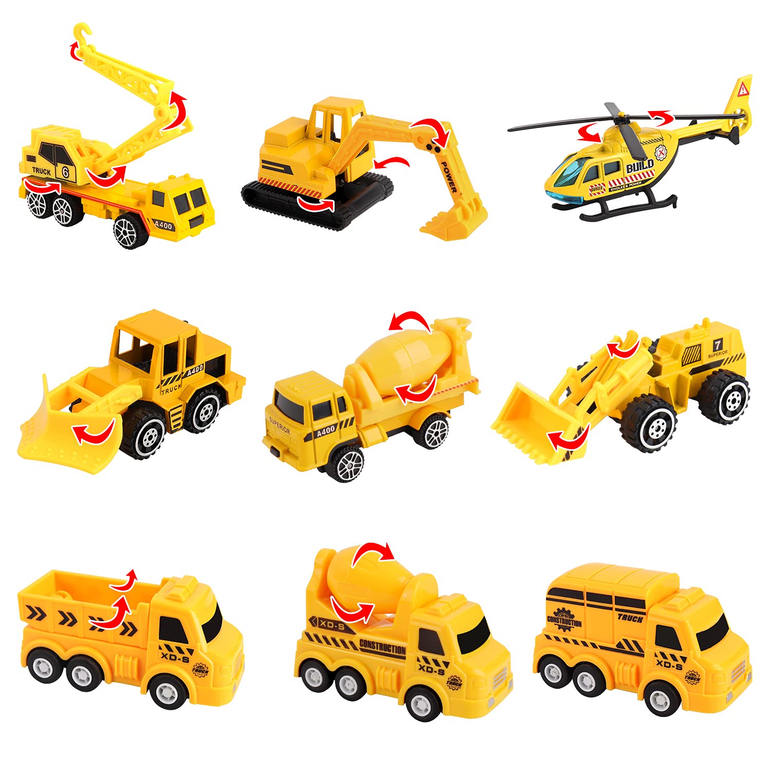 Buy Construction Car Toys for 2 3 4 5 6 Year Old Boys,Kids Toys Truck