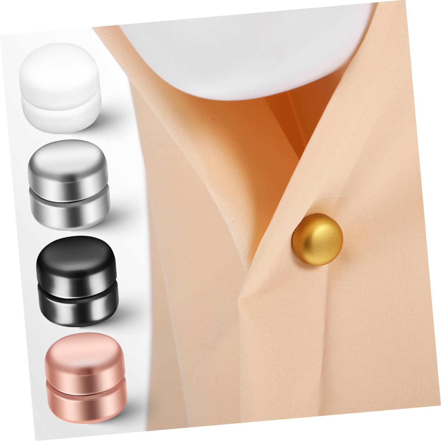SEWACC 40stücke Magnetische Hijab- Für Damen Leichte Und Kompakte Sicherheitslösungen Für Schals Kopftücher Und Mehr Gunmetal Und Roségold Erhältlich
