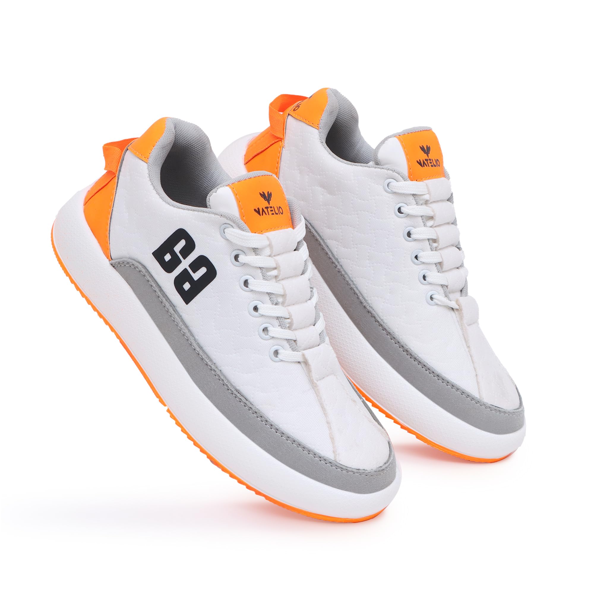 VATELIO Mens White Trekking Fabric Lace-Ups Casual Shoes 10 (B0CFHJDYY2) Amazon Price History, Amazon Price Tracker