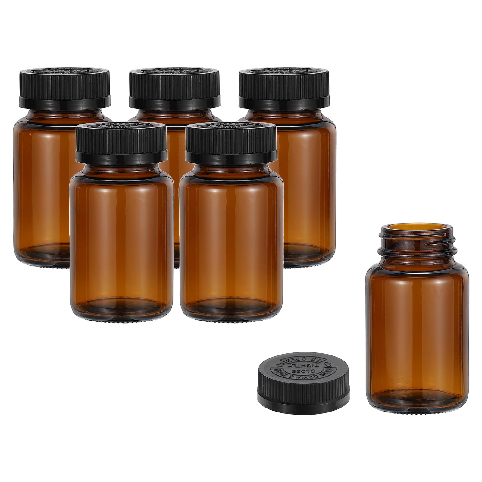 Amazon.co.jp: PATIKIL 6個セット 3.4オンス/100ml ガラス パッカー
