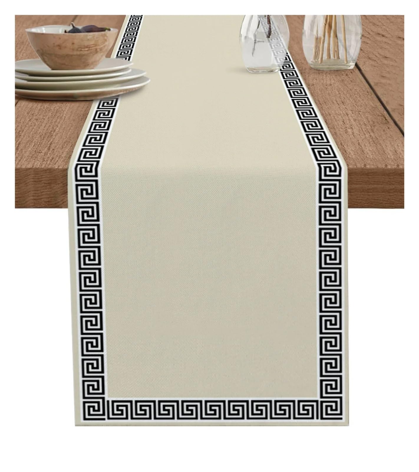 Table Runner Table Runner Simple Pattern Decoration Home Decor Dinner(WXF06619,33 x 274cm)