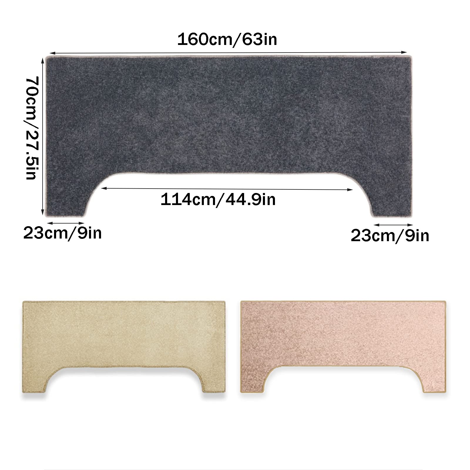 PUIOTEAI PPGE Tapis Insonorisé pour Piano, de Insonorisation Moquette Acoustique/Isolation Phonique/Insonorisant/Isolation Sonore Tapis, Antiderapant Piano 160×70 (C)