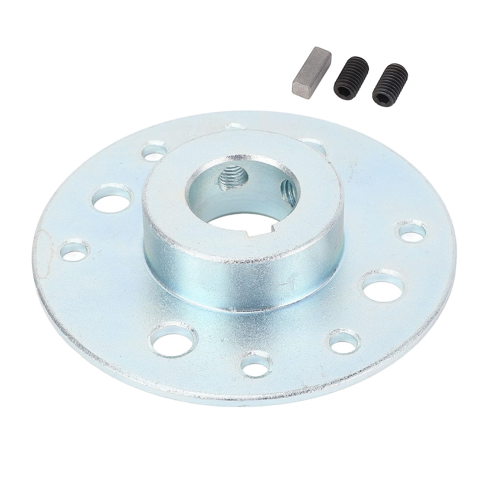 Adaptateur de Moyeu de Frein de Pignon Arrière en Alliage d'acier Moyeu Go Kart 1 Pouce Alésage 1 4 Pouces Rainure de Clavette Installation Rapide pour 212c 196c Go Kart Drift Trike