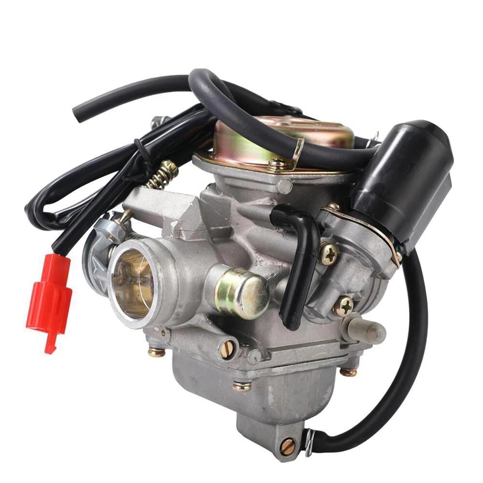 Carburador de moto Carburador de motocicleta PD24J para sistema combustible carburador GY6 125cc y 150cc accesorios para ATV Kart para Scooter Power Jet para piezas para Moto