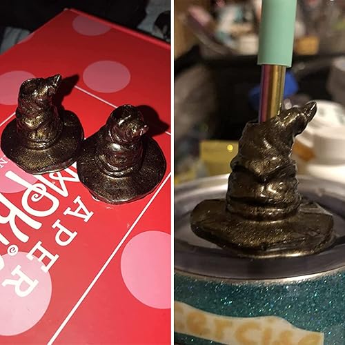 Miniatura 4 de Lindo molde de silicona con forma de sombrero de mago para resina epoxi, moldes de fondant reutilizables de primera calidad para hacer joyas,