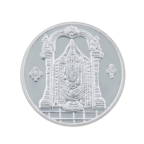 999 Purity Lord Balaji Silver Coin 10 Gram