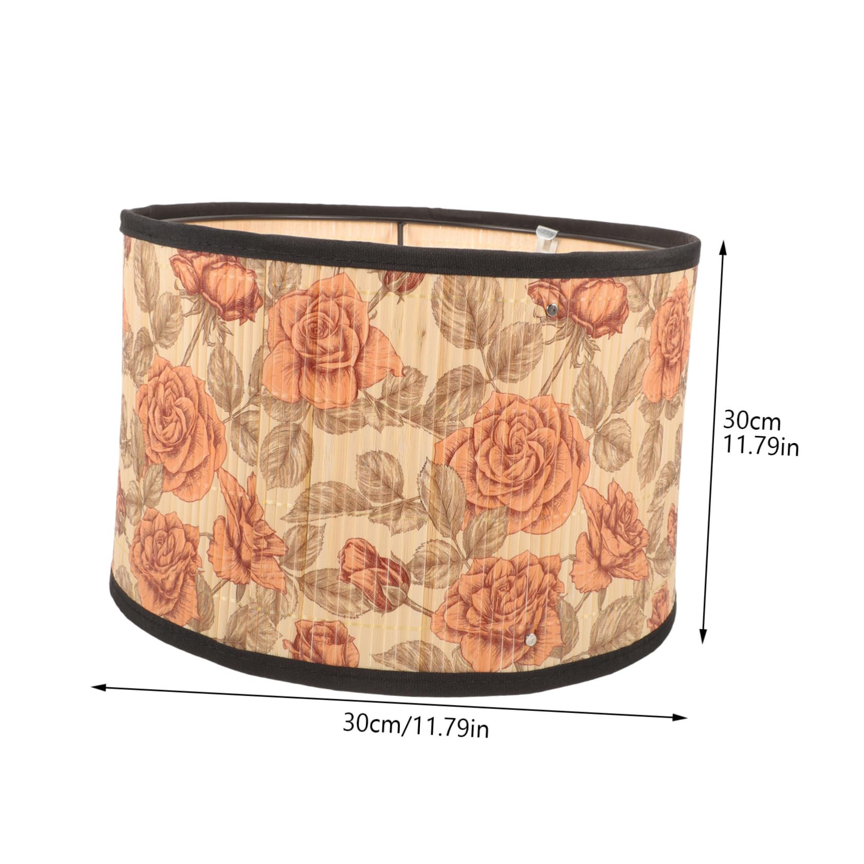 SHINEOFI Pantalla De Lámpara De Bambú Decorativa Para Techo Adaptable Comedor y Sala