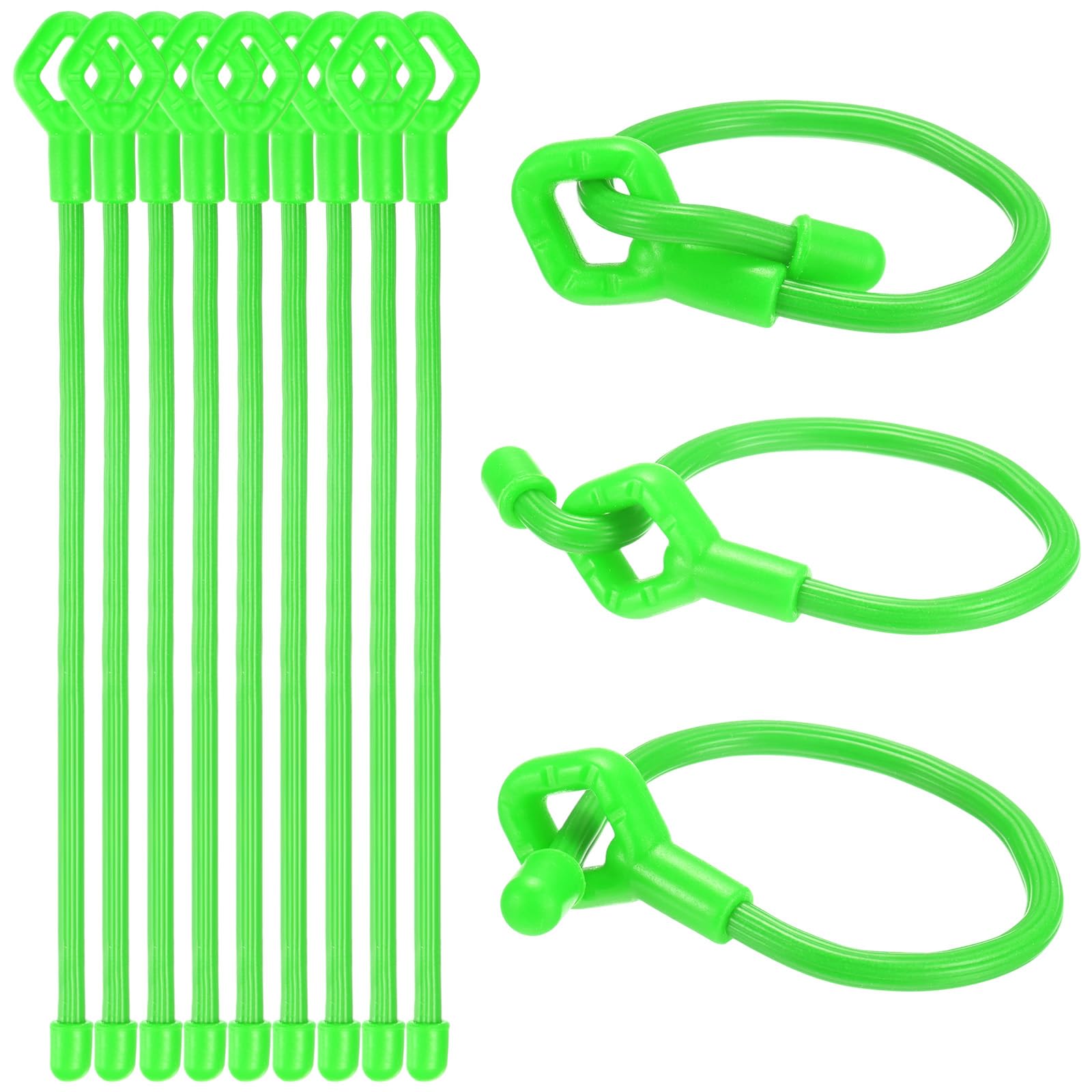 Attaches pour plantes en silicone robuste, ficelle réutilisable et multifonction 20,32 cm