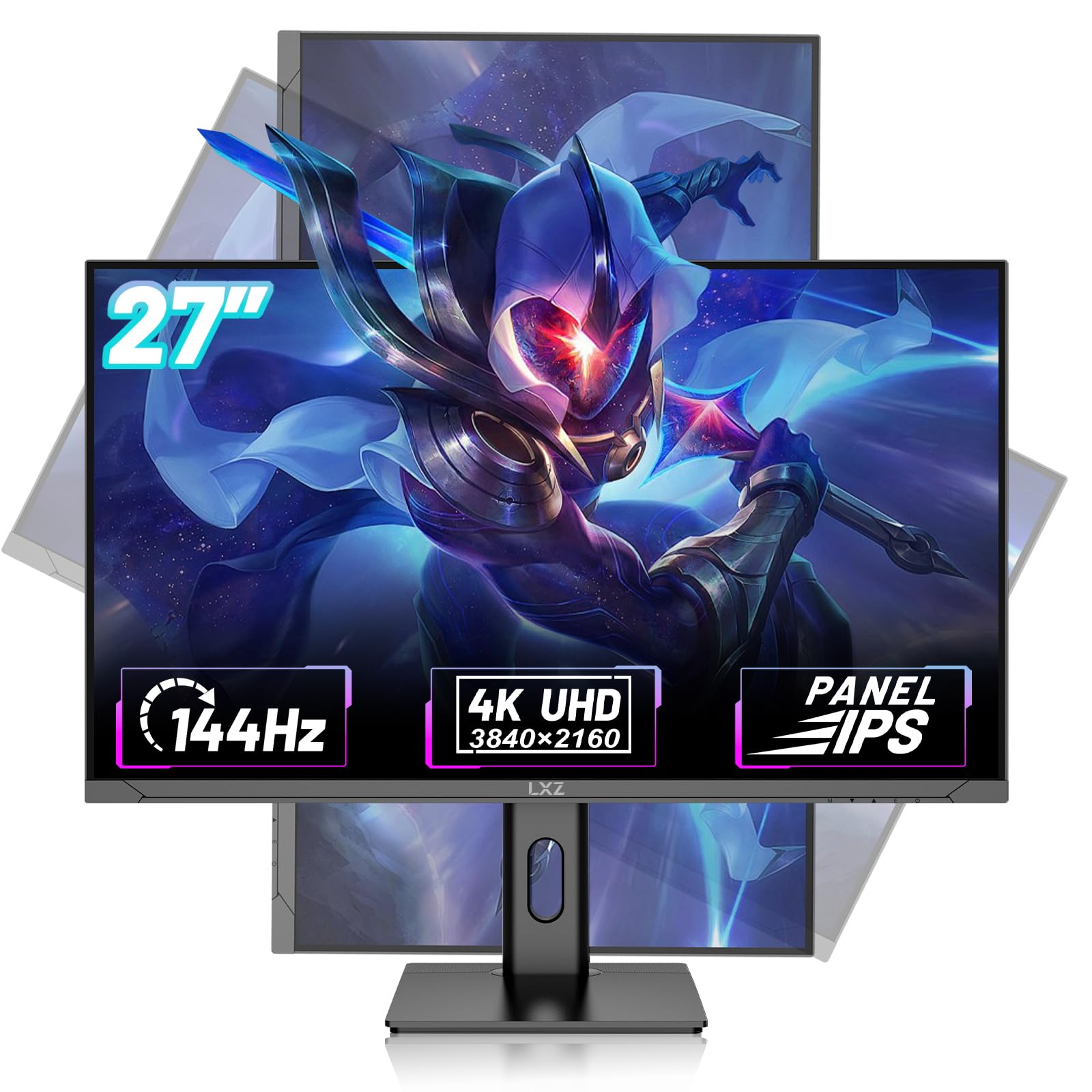 Amazon.com: LXZ Gaming Monitor 27 inch, 144hz Monitor 3840 * 2160P
