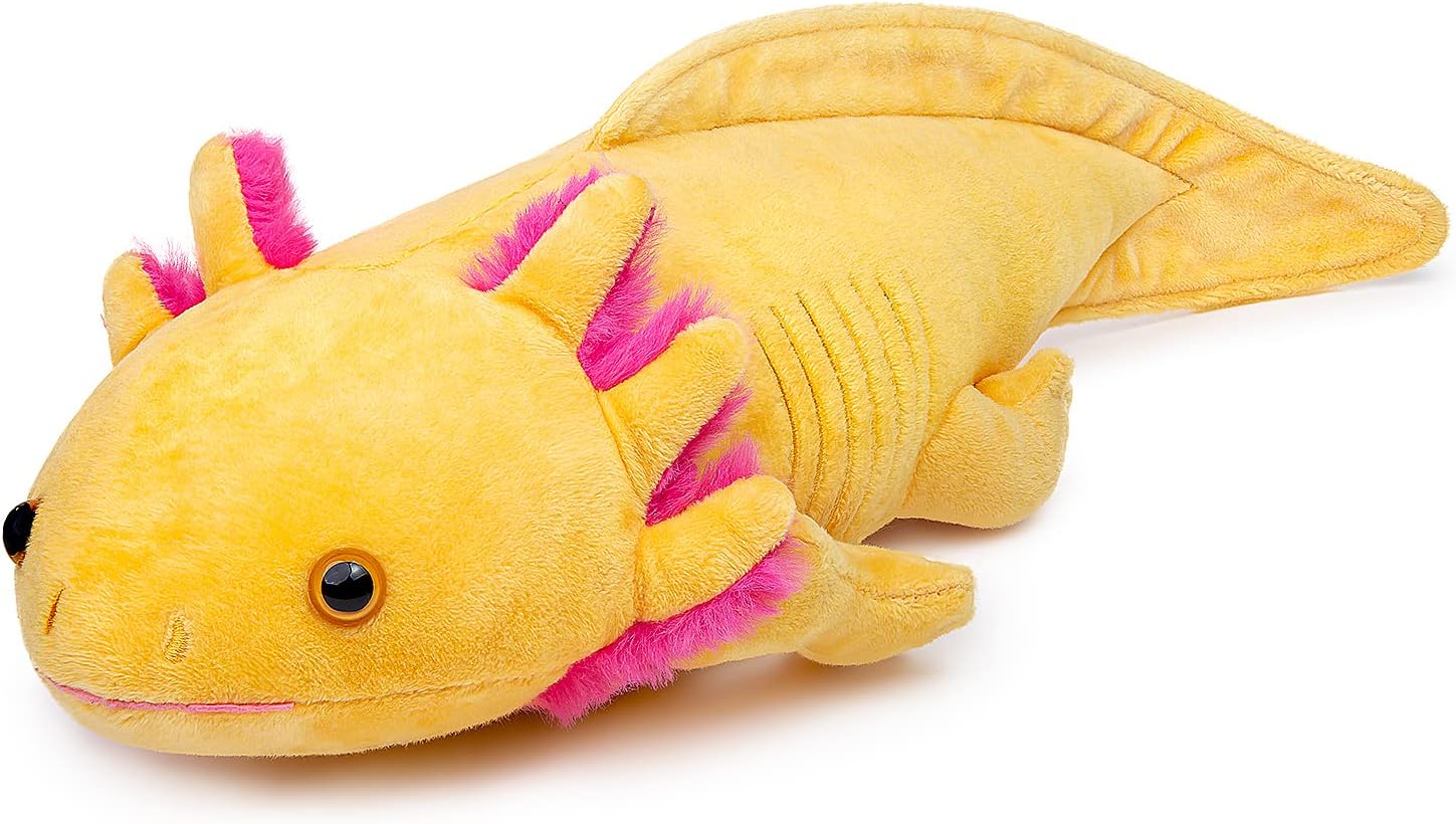 Tiny Heart Axolotl Plush, Axolotl Stuffed Animal, Lifelike