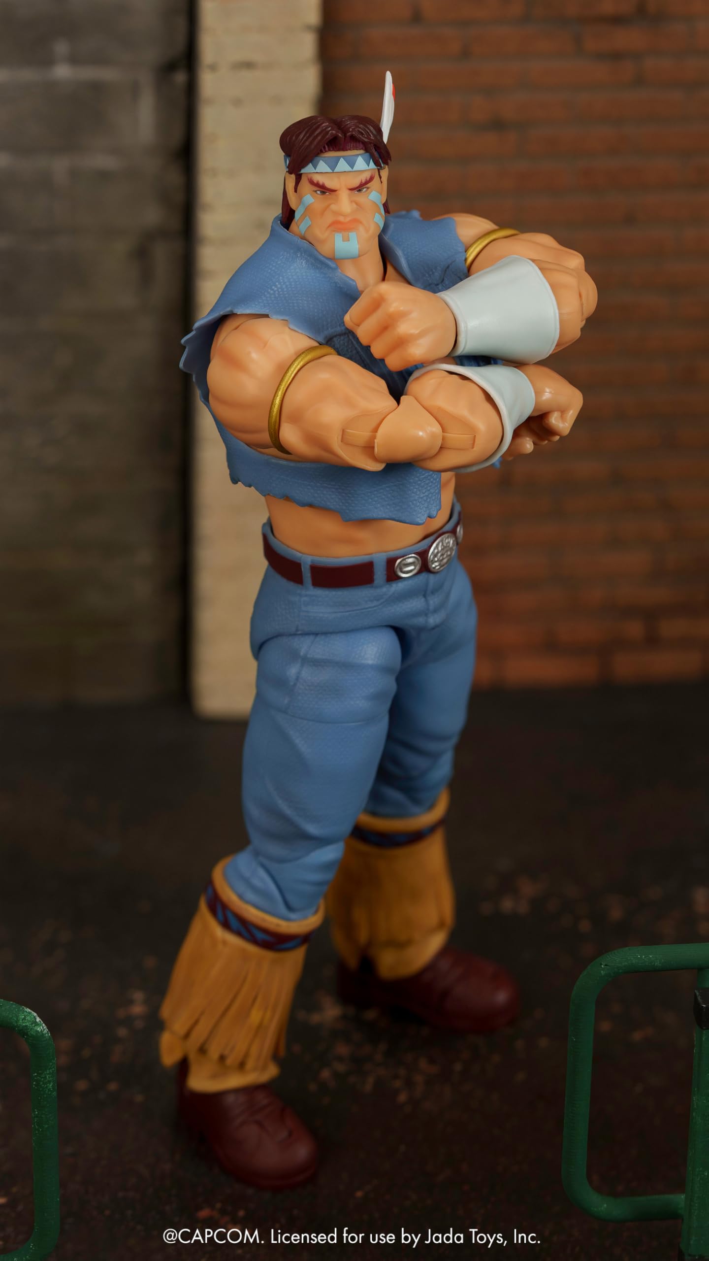 Jada Street Fighter II Figura T. Hawk 17 cm Articulada con Accesorios Intercambiables, Figura Acción Coleccionable Capcom +13 Años (9335739314R00)