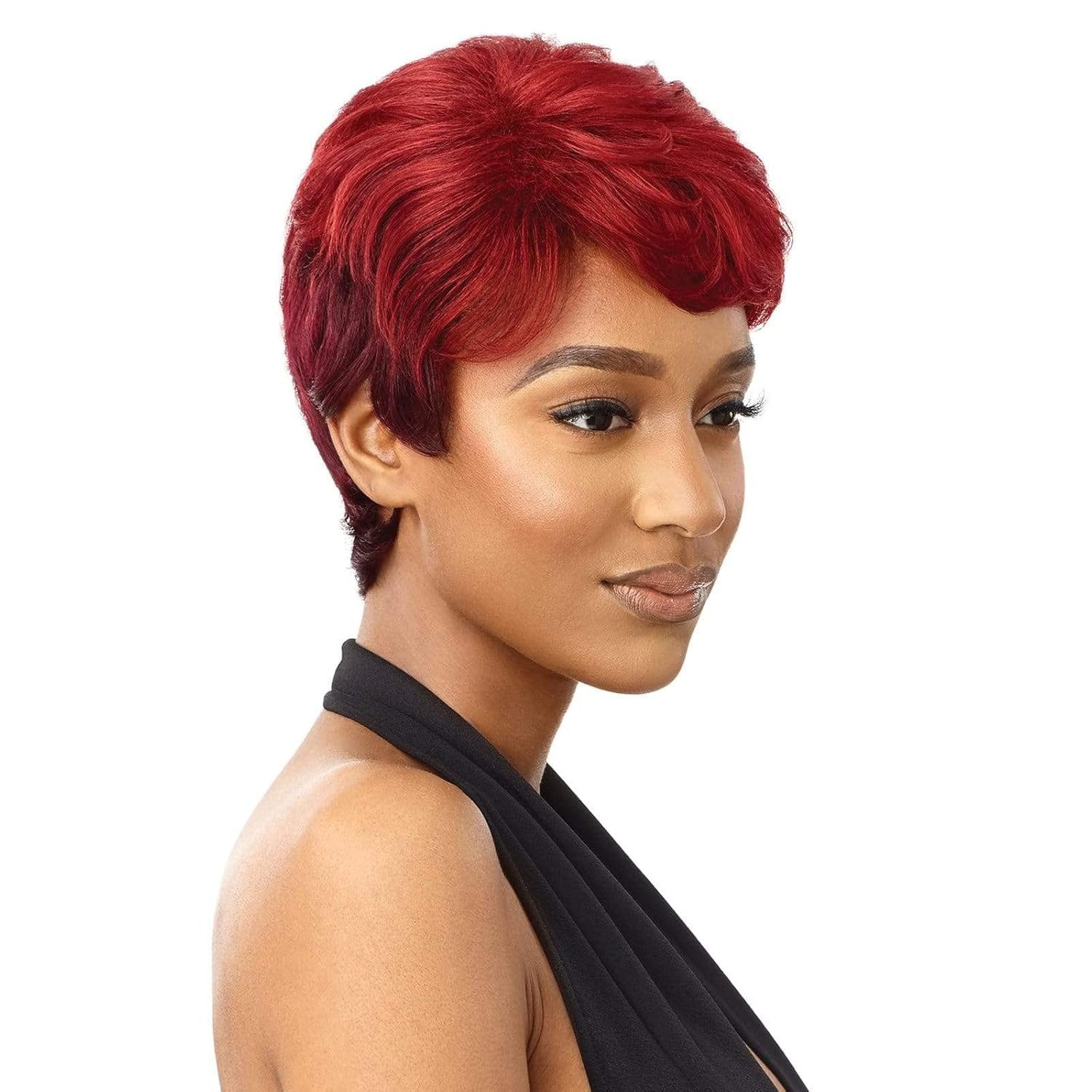 Outre Fab and Fly Full Cap Wig Human Hair Color Queen HH BEVERLY (NBRN)