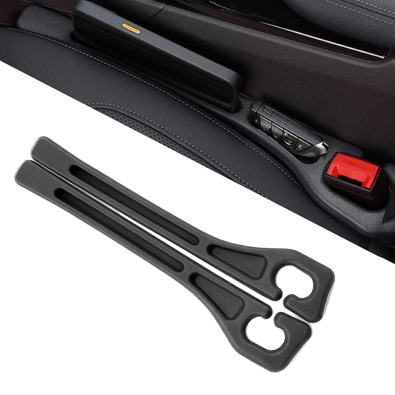 Organizador para Vão do Banco do Carro com Porta-objetos e Passagem para Cinto JiuruApex JR05 Kit com 2 peças