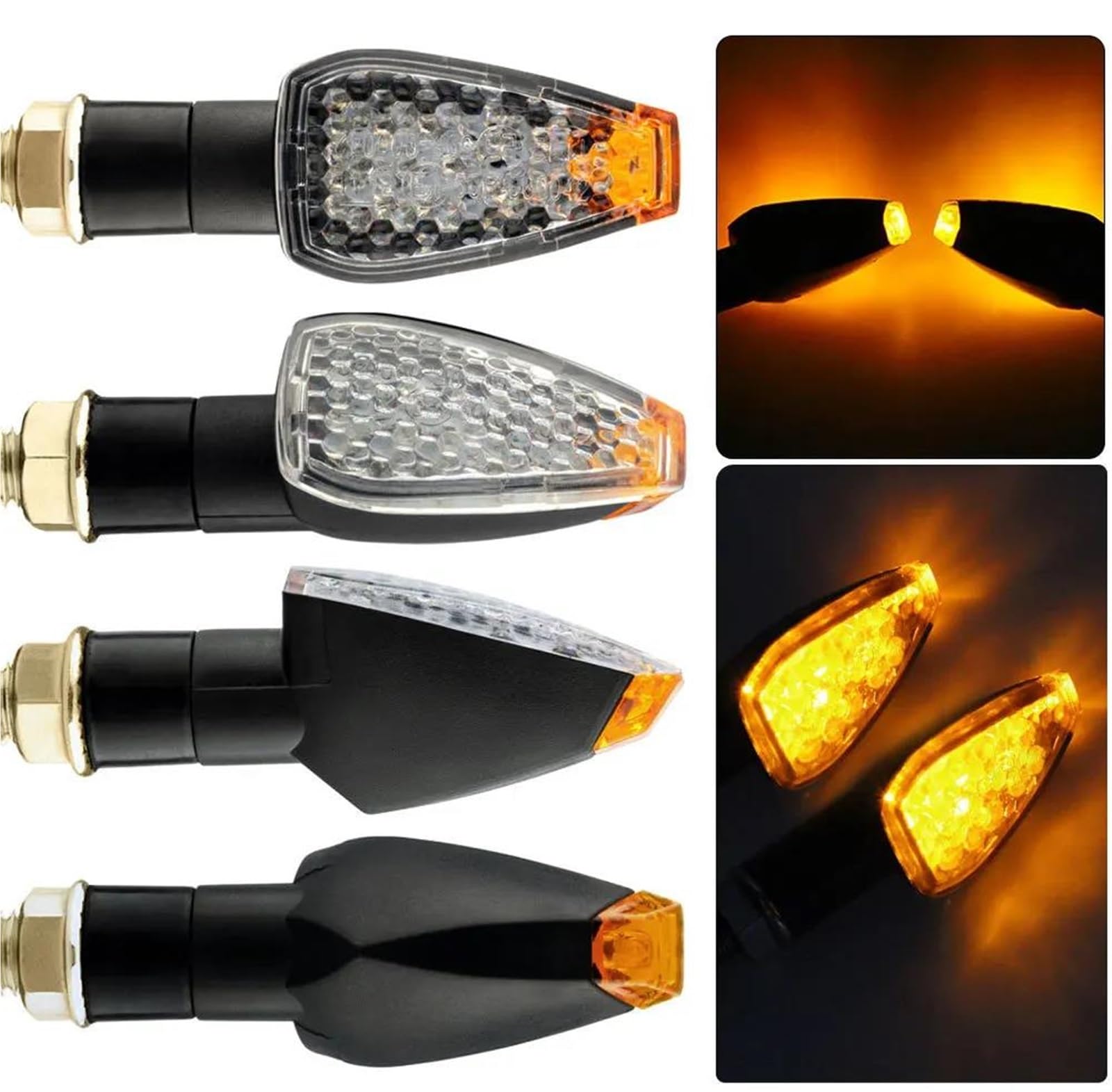 Indicatore Luce Indicatori Di Direzione A LED Per Moto Per Per BMW Per Yamaha Anteriori Posteriori Componenti Per Illuminazione Indicatori Direzione Frecce Moto