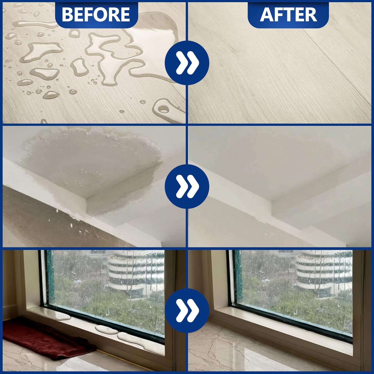 Transparent Waterproof Sealant, 141 Oz Invisible Waterproof Agent, Transparent Waterproof Coating for Roof Repair, Walls, Window, Bathroom, Kitchen, Water-Based Clear Sealant, Indoor & Outdoor
