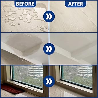 Transparent Waterproof Sealant, 141 Oz Invisible Waterproof Agent, Transparent Waterproof Coating for Roof Repair, Walls, Window, Bathroom, Kitchen, Water-Based Clear Sealant, Indoor & Outdoor