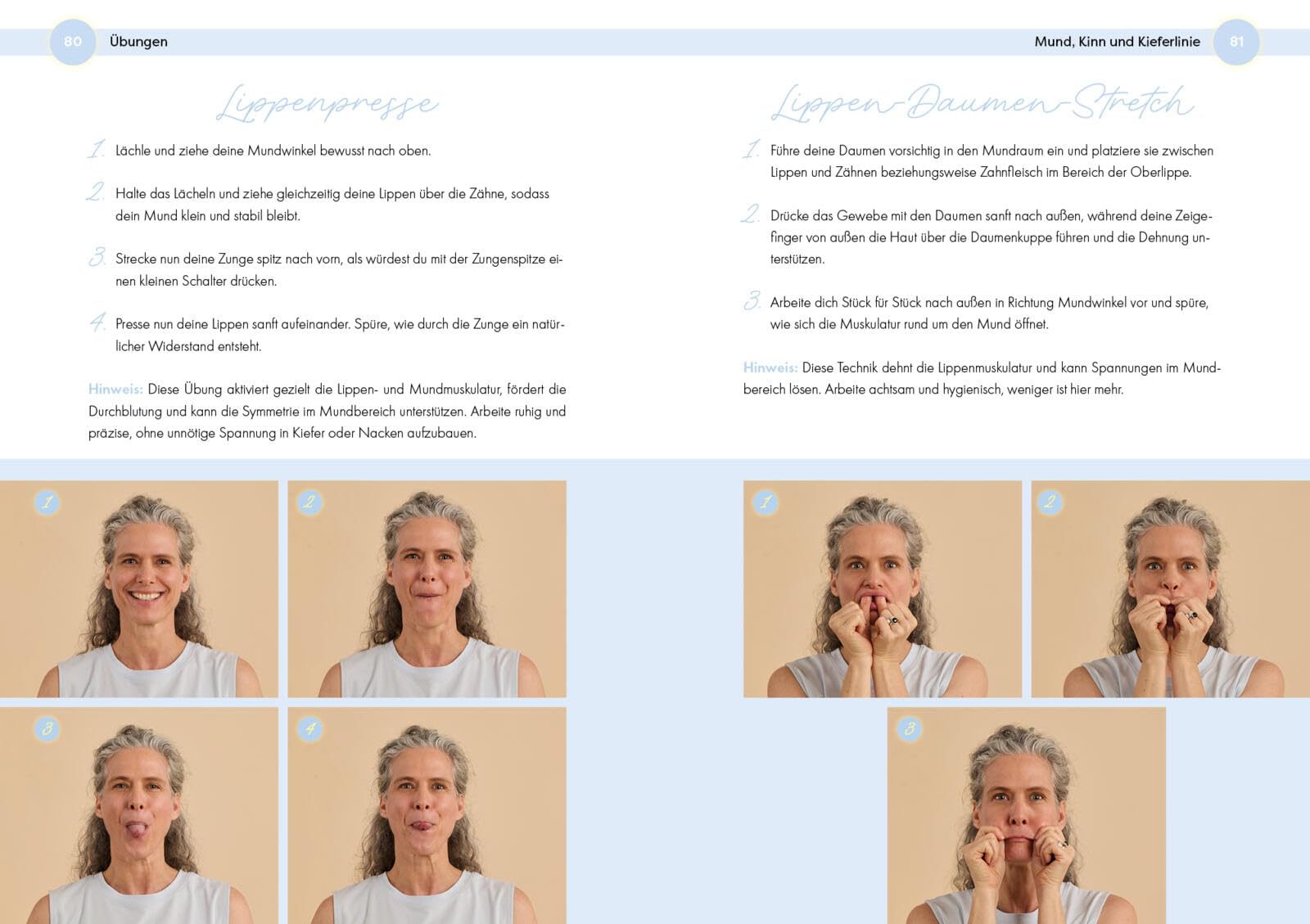 Glow up mit Face Yoga: Ganzheitliche Routinen für eine entspannte und natürliche Ausstrahlung | Natürliches Lifting, straffe, glatte Haut und ein frischer Teint mit ninaschennach