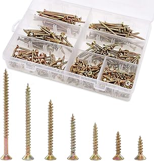 Rustark 280Pcs M4 Wood Screws Assortment Kit ...,