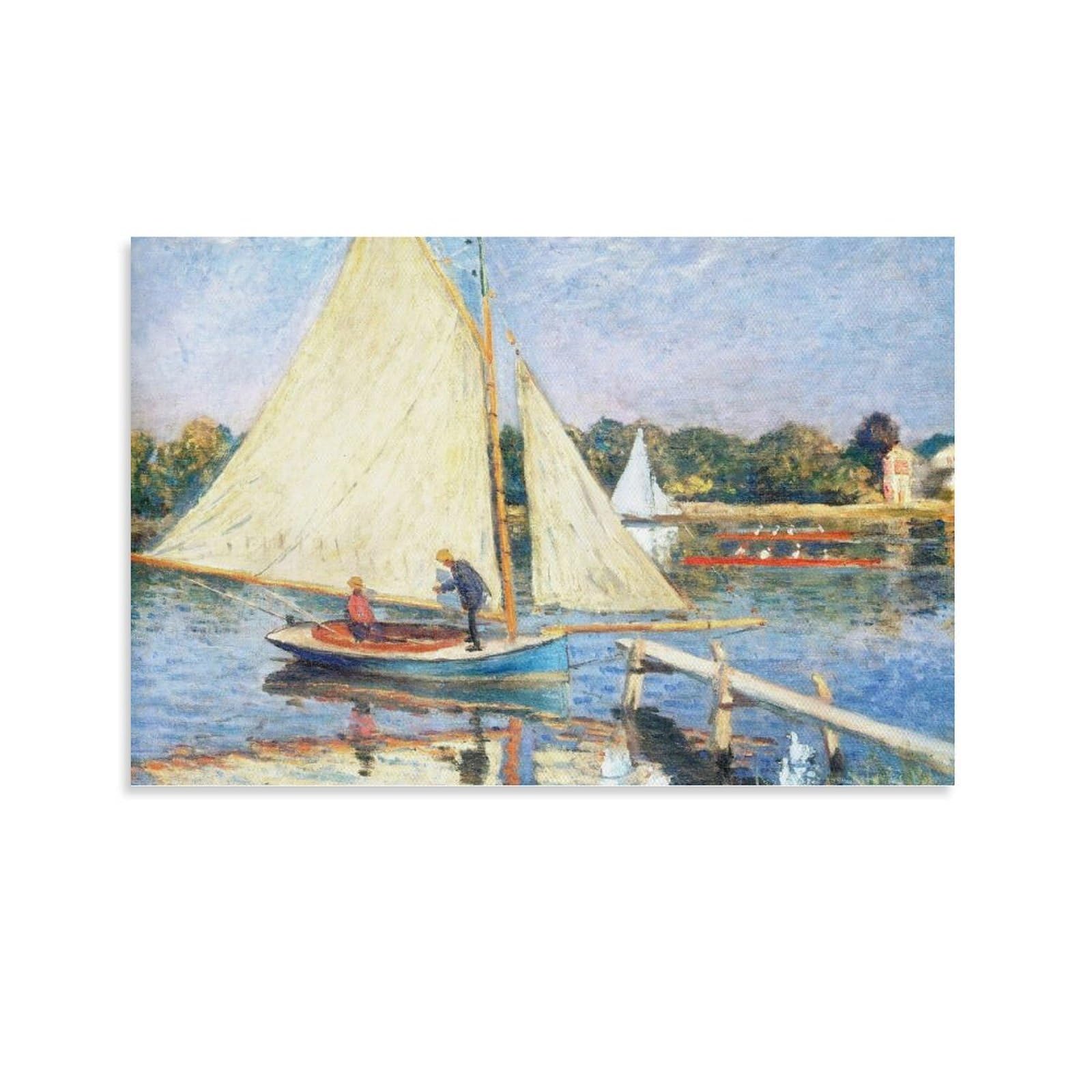ヨットの絵画 です