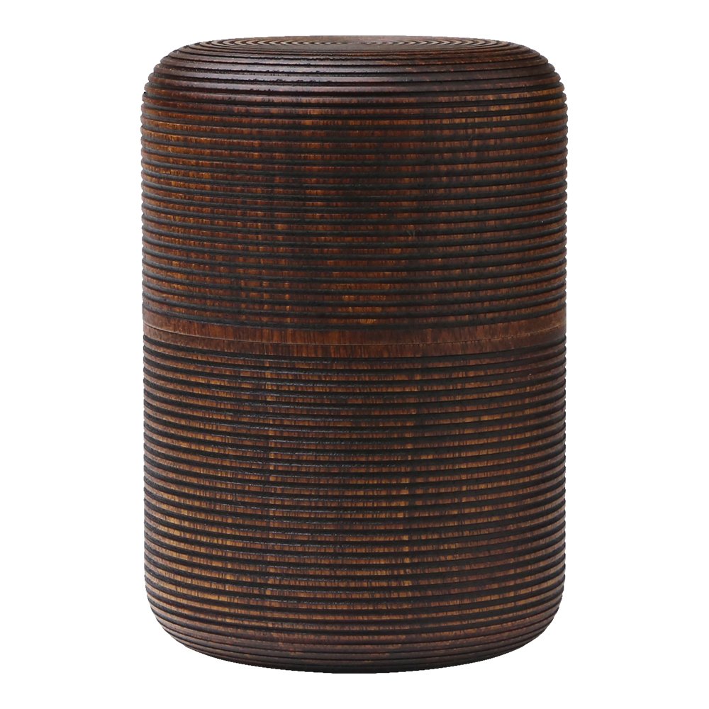 Amazon.co.jp: 山中漆器【茶筒】彰宣・我戸幹男商店/KARMI 俵「Fuki 
