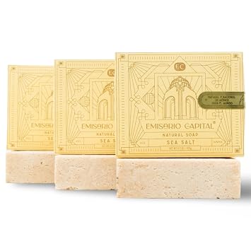 Natural Soap Bar for Men | Sea Salt Formula | Luxurious Cleansing | Exfoliating, Moisturizing, and Gentle for All Skin Types | Ecofriendly & Cruelty-Free | No Harmful Chemicals 3