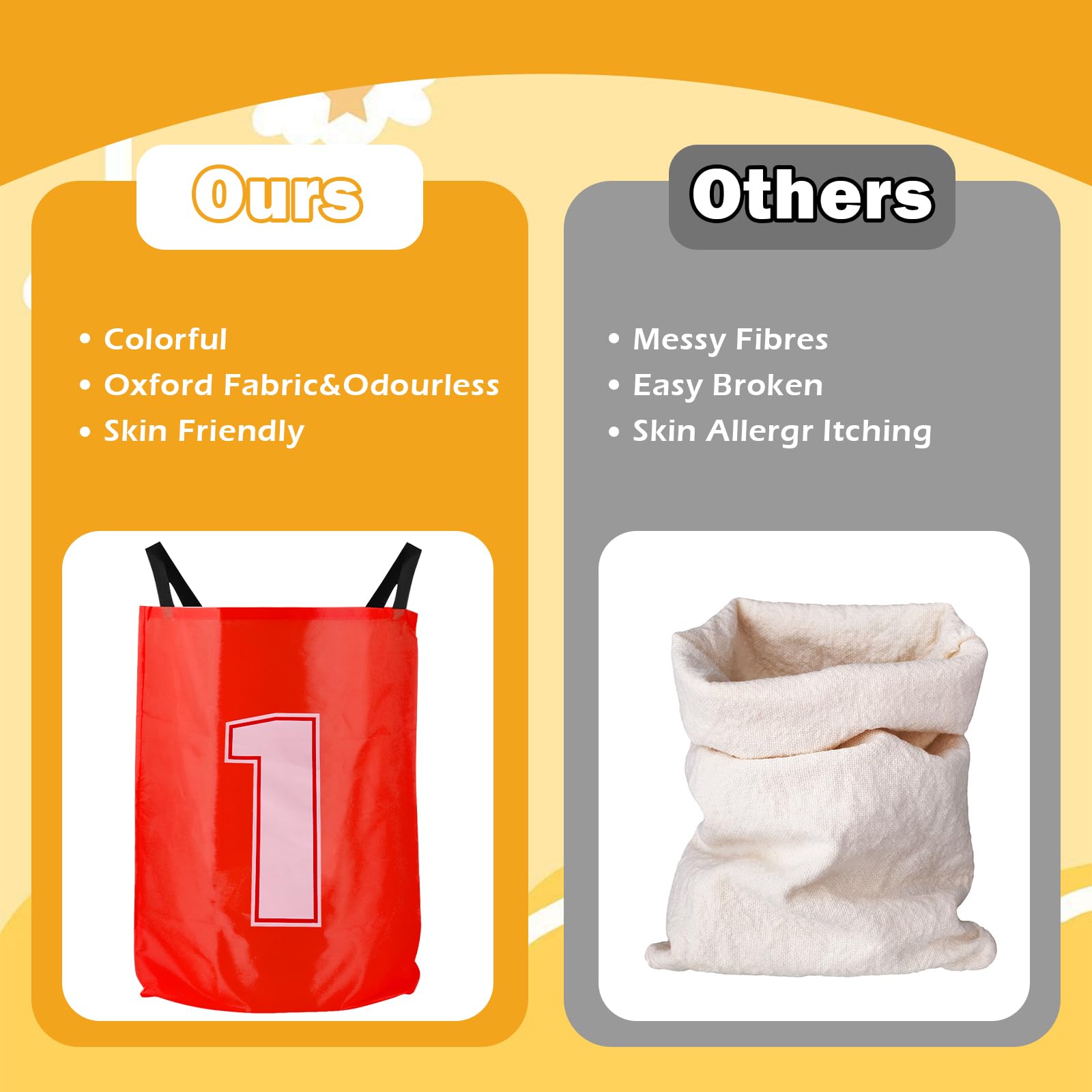 POWLYB Kit Jeux Extérieur Enfant 4 En 1 - Course Sacs, Œuf Cuillère, 3 Jambes, Médailles Pour Anniversaires Et Famille