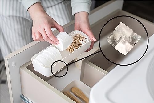 Miniatura 8 de Slipstick Almohadillas adhesivas transparentes de alta calidad paquete variado de 48 piezas patas de goma redondas y cuadradas para electrónica