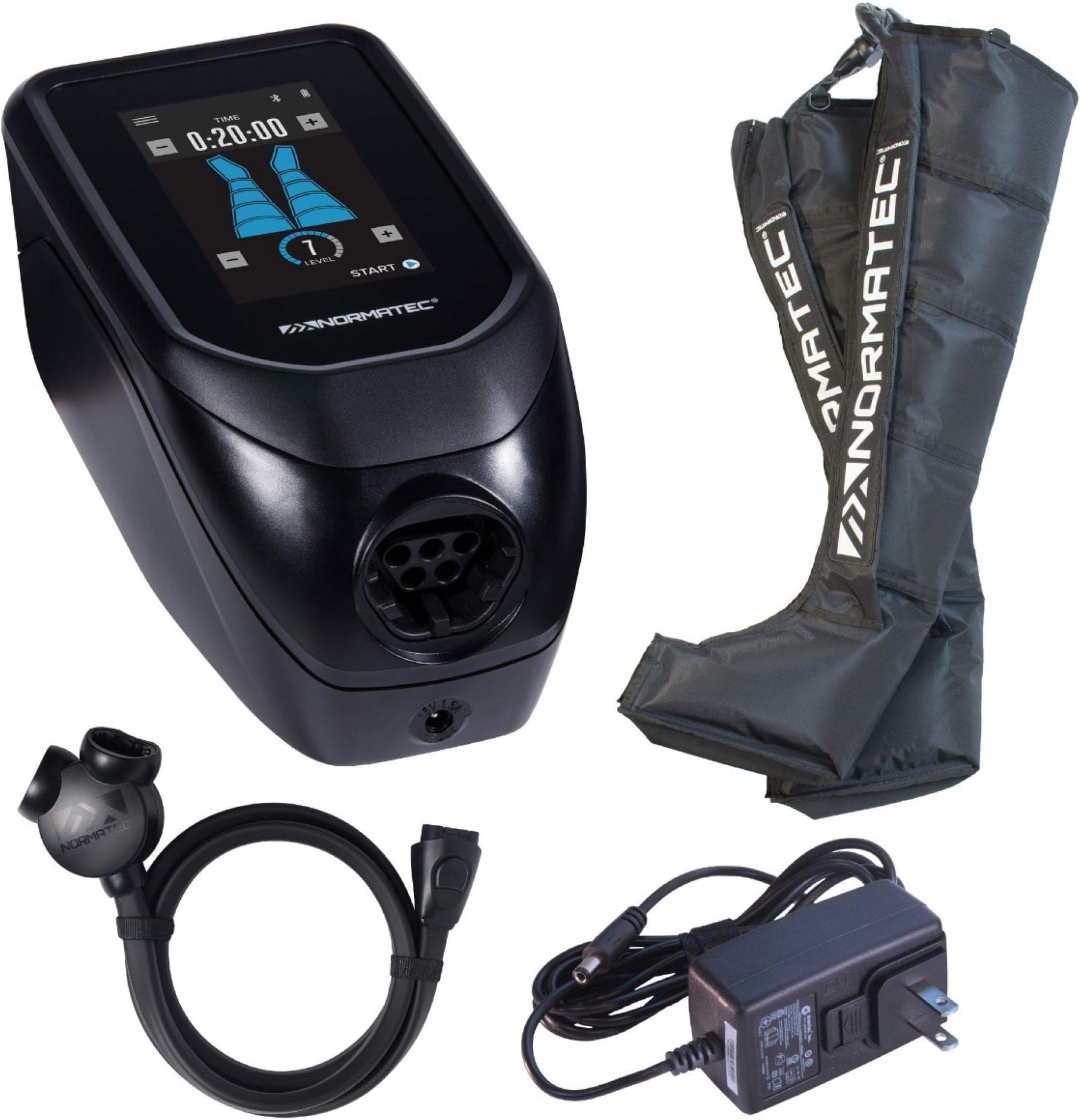 NormaTec Pulse PRO 2.0, Standard Recovery Package, Dynamic Compression Sleeve System for Muscle Therapy, Deep Tissue Massage Machine for Sore Joints and Muscles, Patented Recovery Technology