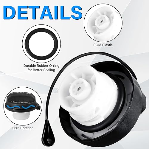 Miniatura 4 de Tapón de gasolina 31010-3L600 para Hyundai Accent Azera Elantra GT Entourage Equus Genesis Coupe Santa Fe Sonata Tucson Veloster, Kia soul sedona