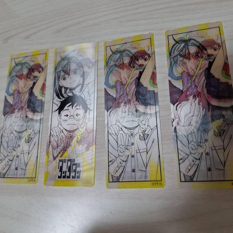 Amazon.co.jp: ダンダダン ナツコミ2024 特典 しおり 4枚セット