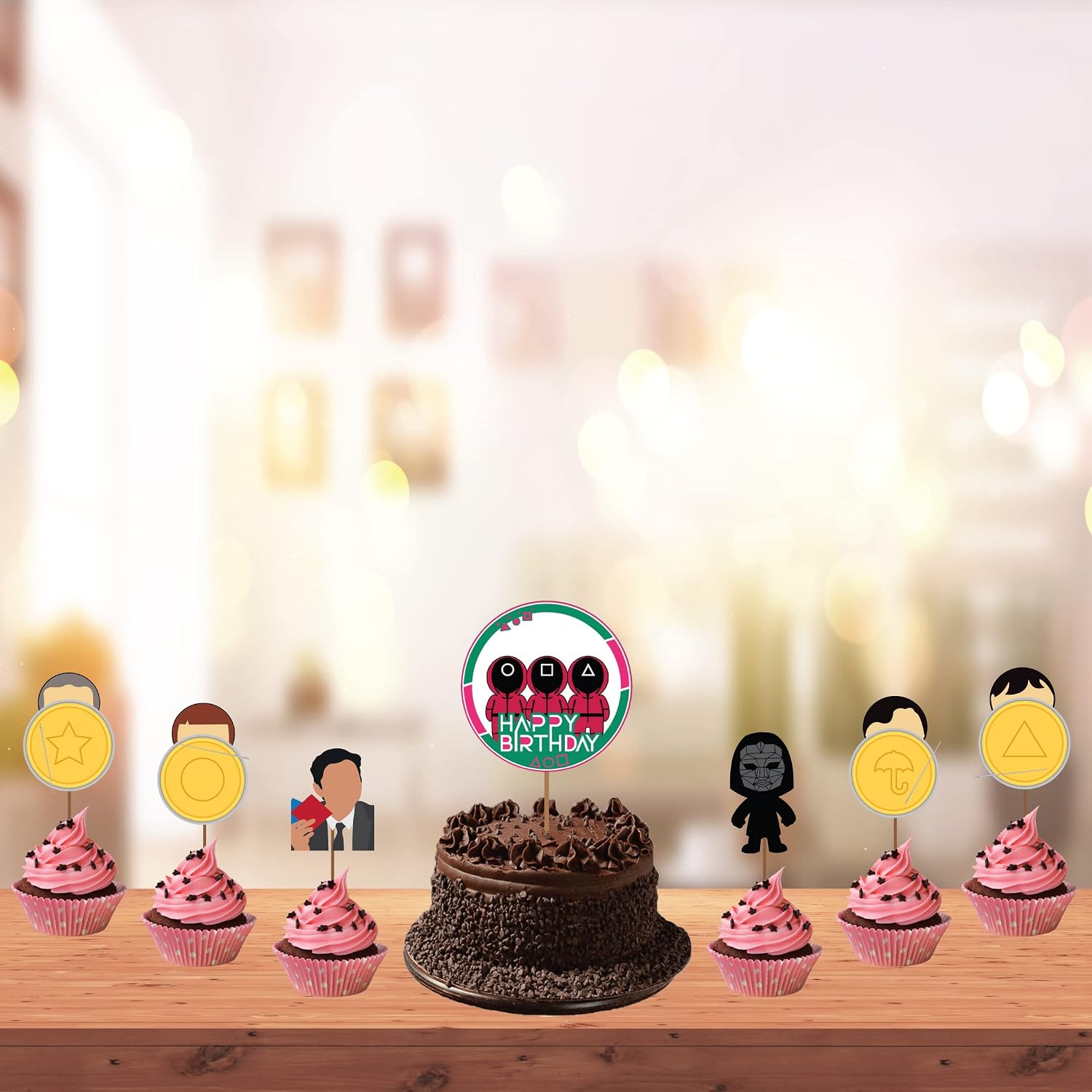 Buy Festiko®Game Theme Birthday Party Decorations (13 pcs), Cosplay Themed  Birthday Party Supplies Included Cake Toppers and Cupcake Toppers for Gift  Birthday Party Favor Online at Low Prices in India - Amazon.in