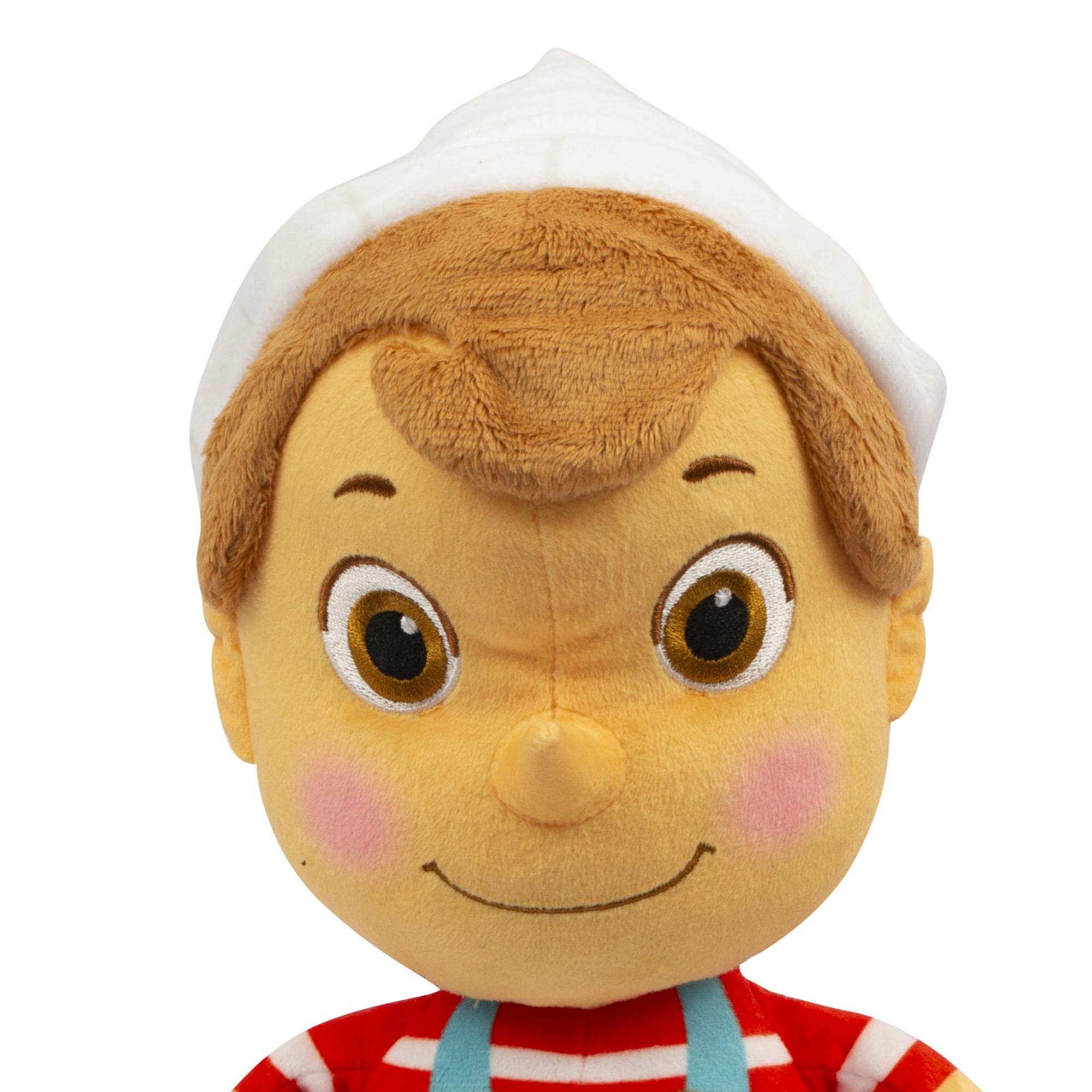 Giochi Preziosi Pinocchio - Peluche Musicale Di 36 Cm Con Cappello, Basta Premere Sulla Pancia Che Si Sente La Sigla Della Serie Tv, Per Bambini A Partire Dai 3 Anni, PNH10000