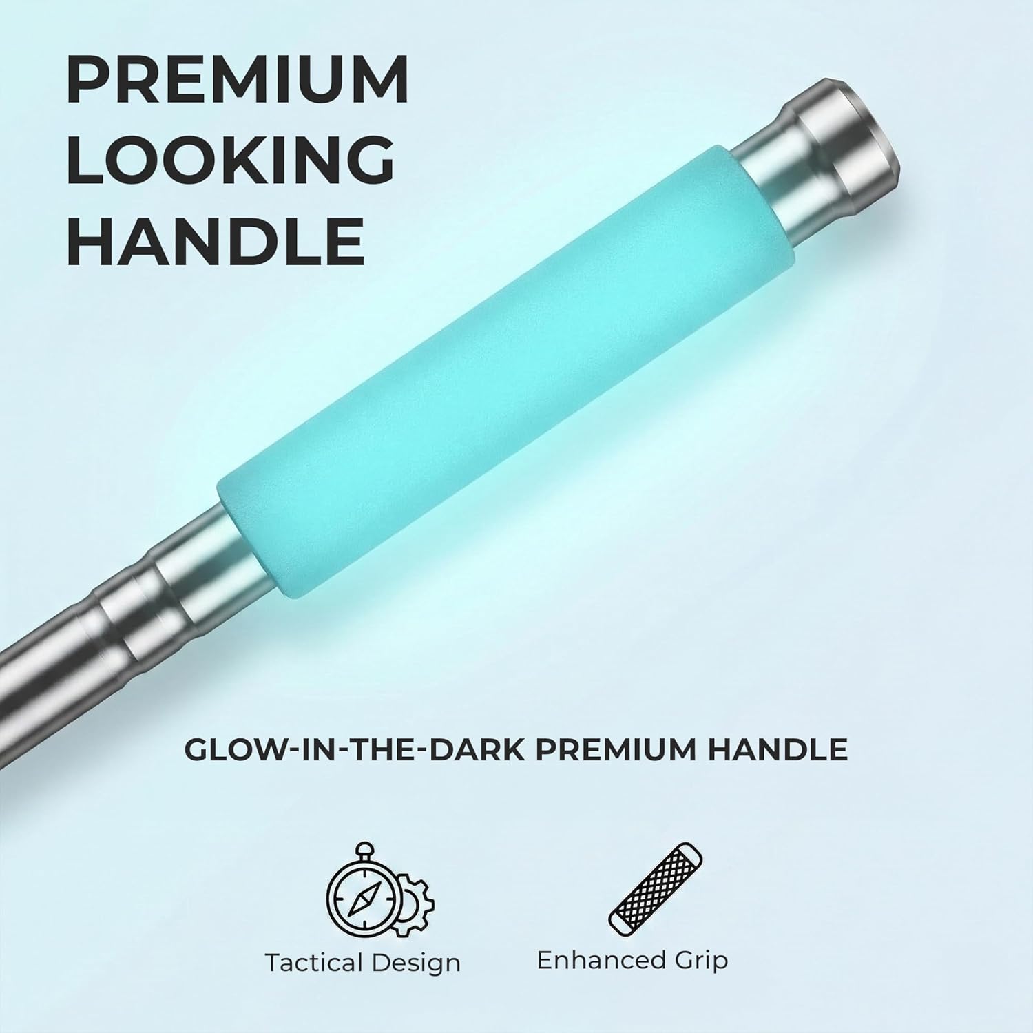 Collapsible Hiking Stick – 8-Section Aluminum Walking Sticks for Hiking and Outdoor Trekking Poles for Seniors with Multifunctional Accessories for Men and Women