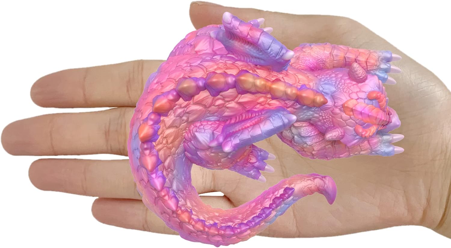 Sleeping Magic Dragon 3D Epoxy Resin Silicone Mold for Fondant Sugar Craft, Cake Topper Decorating, Polymer Clay, Plaster