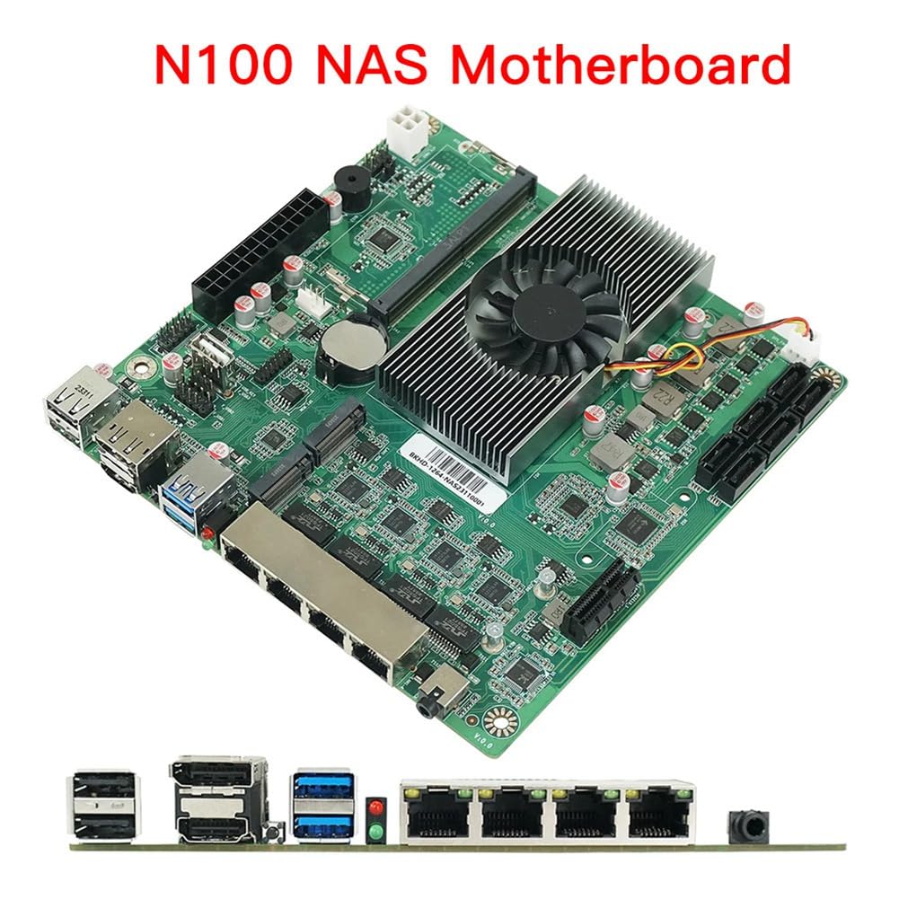 Amazon | TAMOSH N100 NAS マザーボード ITX ホーム プロセッサ DDR5