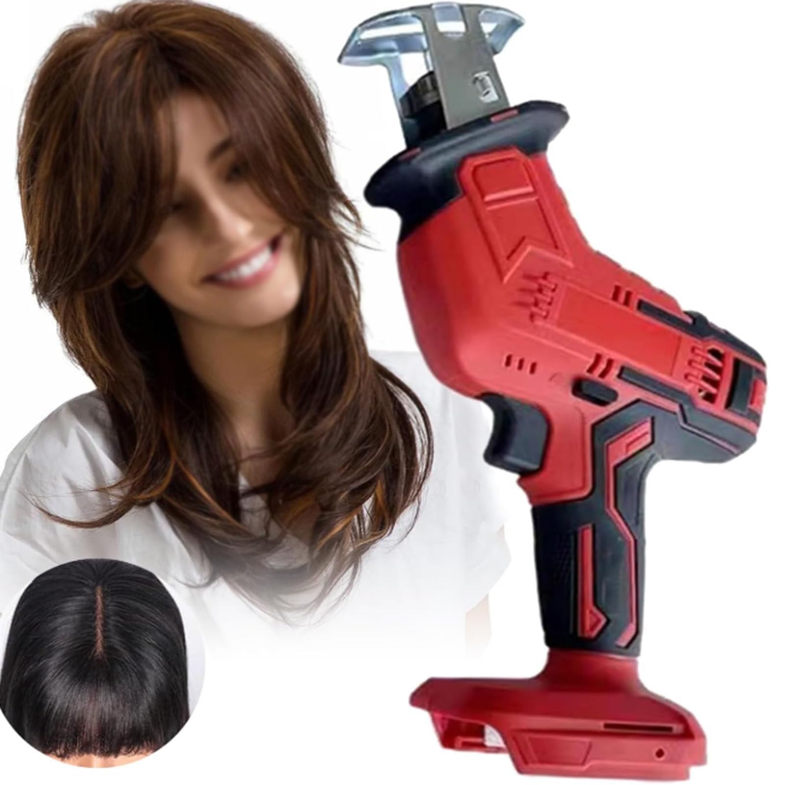 Máquina para trenzar 3 Veces más rápida: creador automático de Pelucas de Cuero cabelludo de PU con 2 baterías Recargables para Uso en Salones de Belleza, Herramienta para el Cabello ventilada.