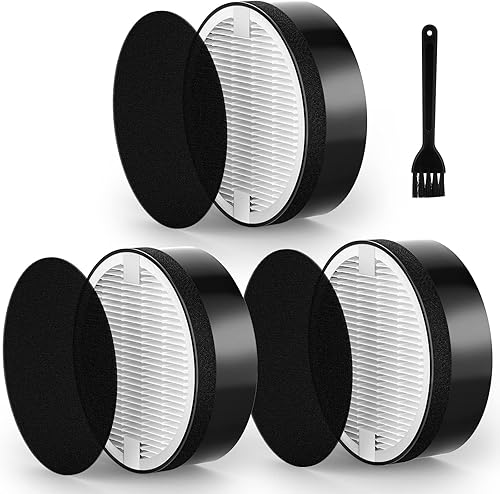 Filtro de reemplazo LV-H-132 Compatible con el purificador de aire LEVOIT LV-H-132 Filtro de reemplazo, Parte # LV-H-132-RF, paquete de 3