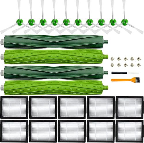 Eifrthe Paquete de 23 piezas de repuesto roomba i7 para Roomba i3 i3+ i4 i6 i6+ i7 i7+ i8 i8+Plus E5 E6 E7 J7 I,E & J Series aspiradoras, 3 juegos