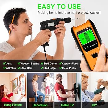 Stud Finder Wall Scanner - 5 in 1 Electronic Stud Detector