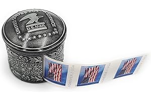 Floral Metal Stamp Coil Dispenser Holder For A Roll of 100 Stamps