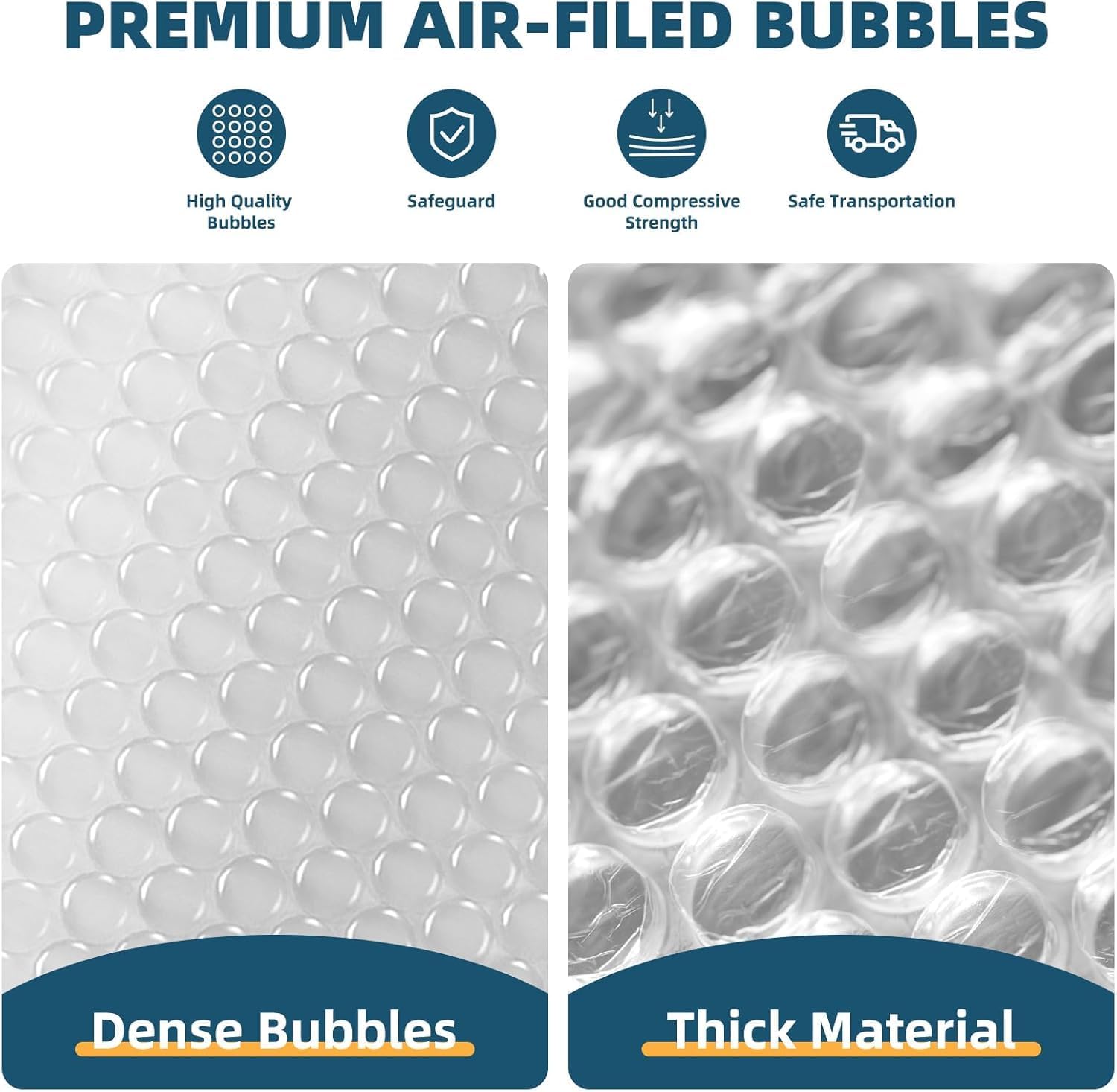 Metronic Bubble Cushioning Wrap 9 Pack 16 Inch x 324 FT Total, Dense Bubble Packing Air Wrap Clear Bubble Packing Roll for Shipping and Moving Supplies, Perforated Every 12"