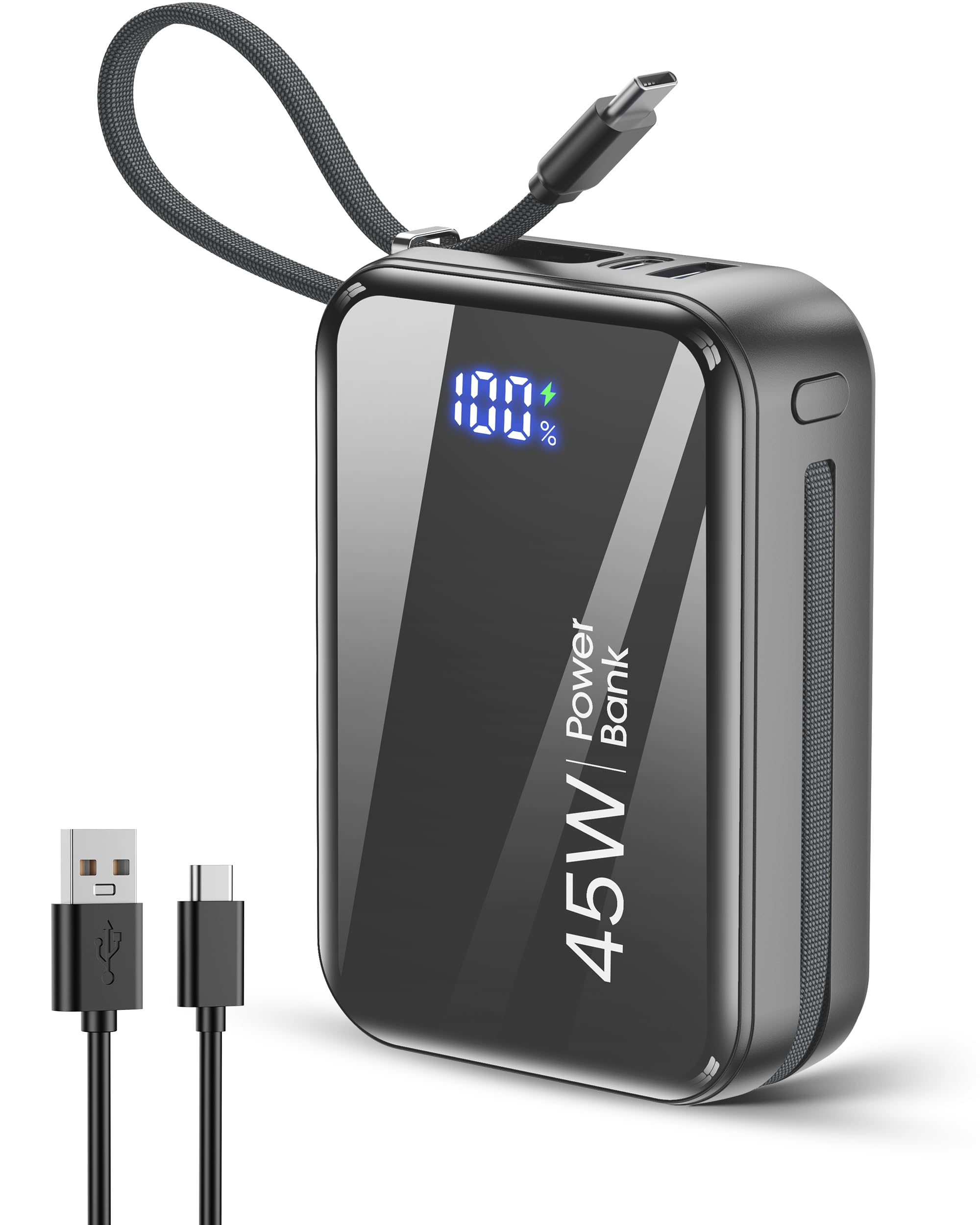 Amazon | モバイルバッテリー 大容量【50000mAh·4台同時充電·2つの