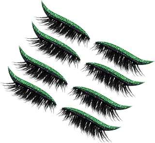 Bandögonfransar | Set med 4 par Eyeliner Makeup Stickers - Skönhetsvård klistermärken Eye Liner vattenbeständig makeup daglig fotografering