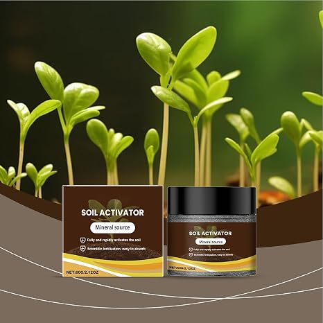 Soil Conditioner | Professional Plant Fertilizer,Natural Nutrients 60G Fertilizer for Bean Flower Fruit Evergreen Trees Garden Quick Start Planting Houseplants Vegetable