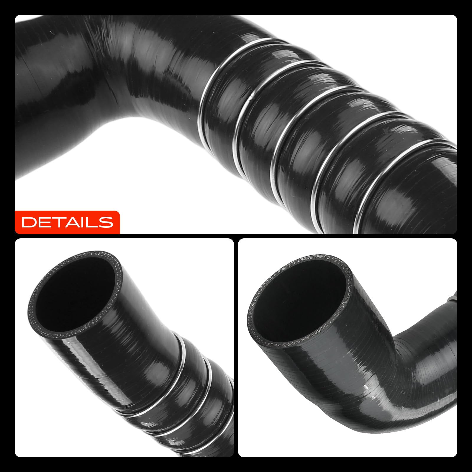 Frankberg Tubo intercooler tubo turbo lato inferiore destro 4F0145738F | Compatibile con: A6 Allroad 4FH, A6 4F2, A6 Avant 4F5