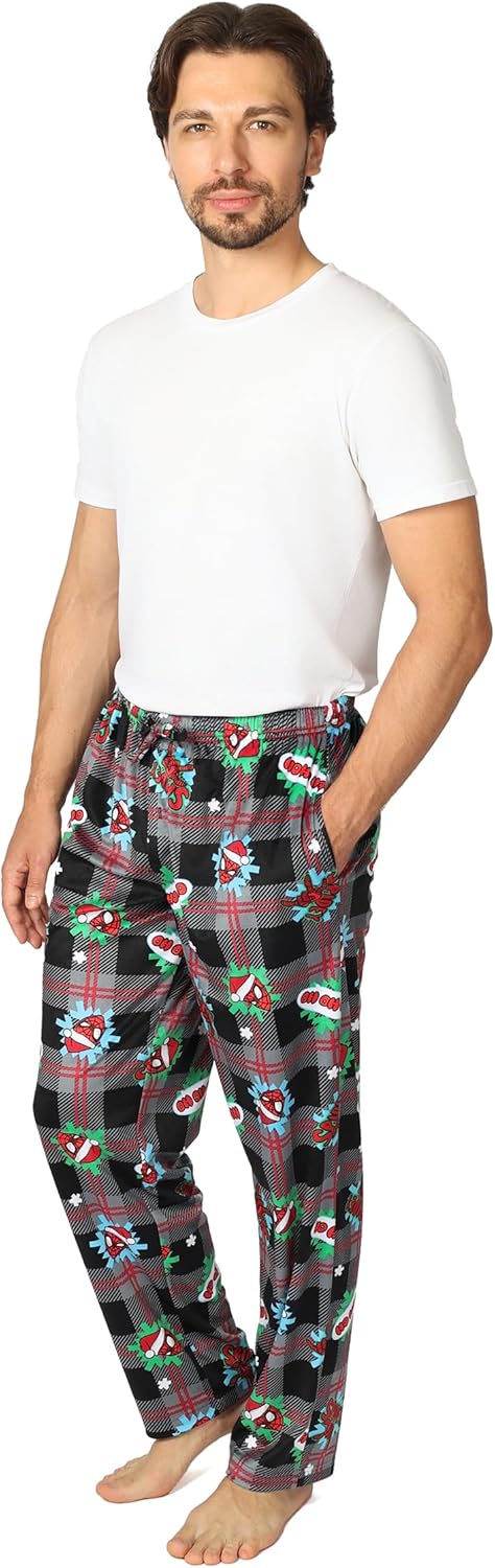 Marvel Men's Pajama Bottom, Lounge Pant With Drawstring, Ultra-soft & Comfortable, XL - Image 5