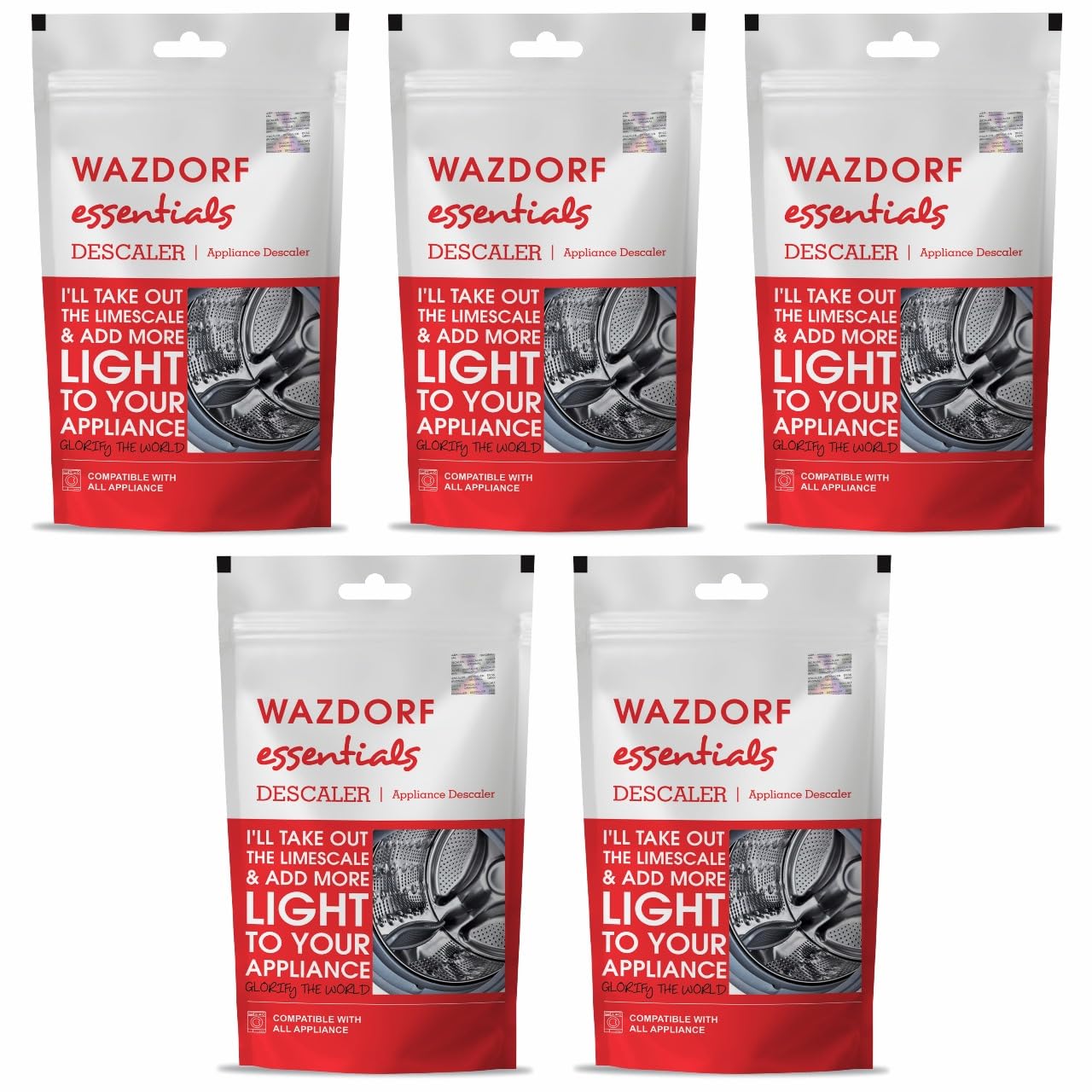 Washing Machine Cleaner, Descaler For Washing Machine Front Load and Top Load, Washing Machine Cleaning Powder, Descaling Powder For Washing Machine, Drum Cleaner For Front Load 100 gm (5 pcs) (B0CZ433GG6) Amazon Price History, Amazon Price Tracker